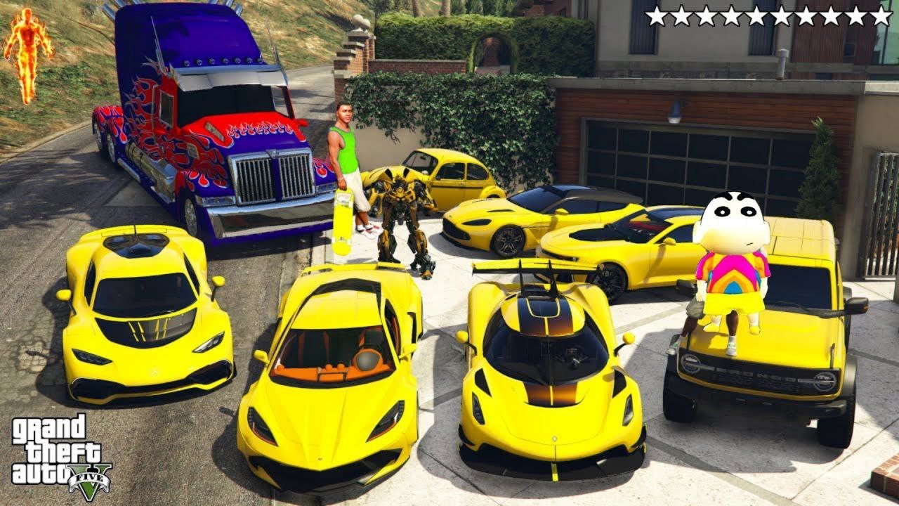 FRANKLIN TOUCH ANYTHING BECOME GOLD || EVERYTHING IS FREE IN GTA 5