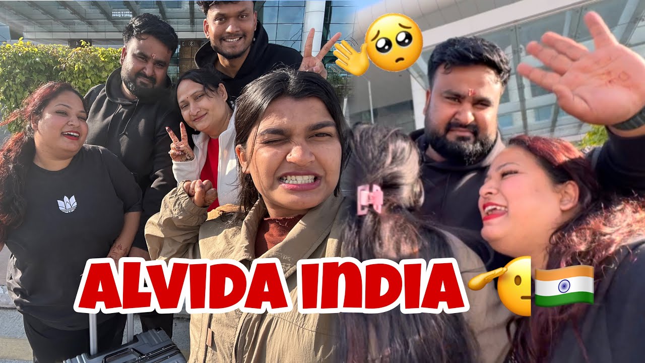 DHAMAKEDAAR shadi k baad KAAM pe WAPSI🥹|| INDIA TO DUBAI✈️ #wedding #weddingvideo 