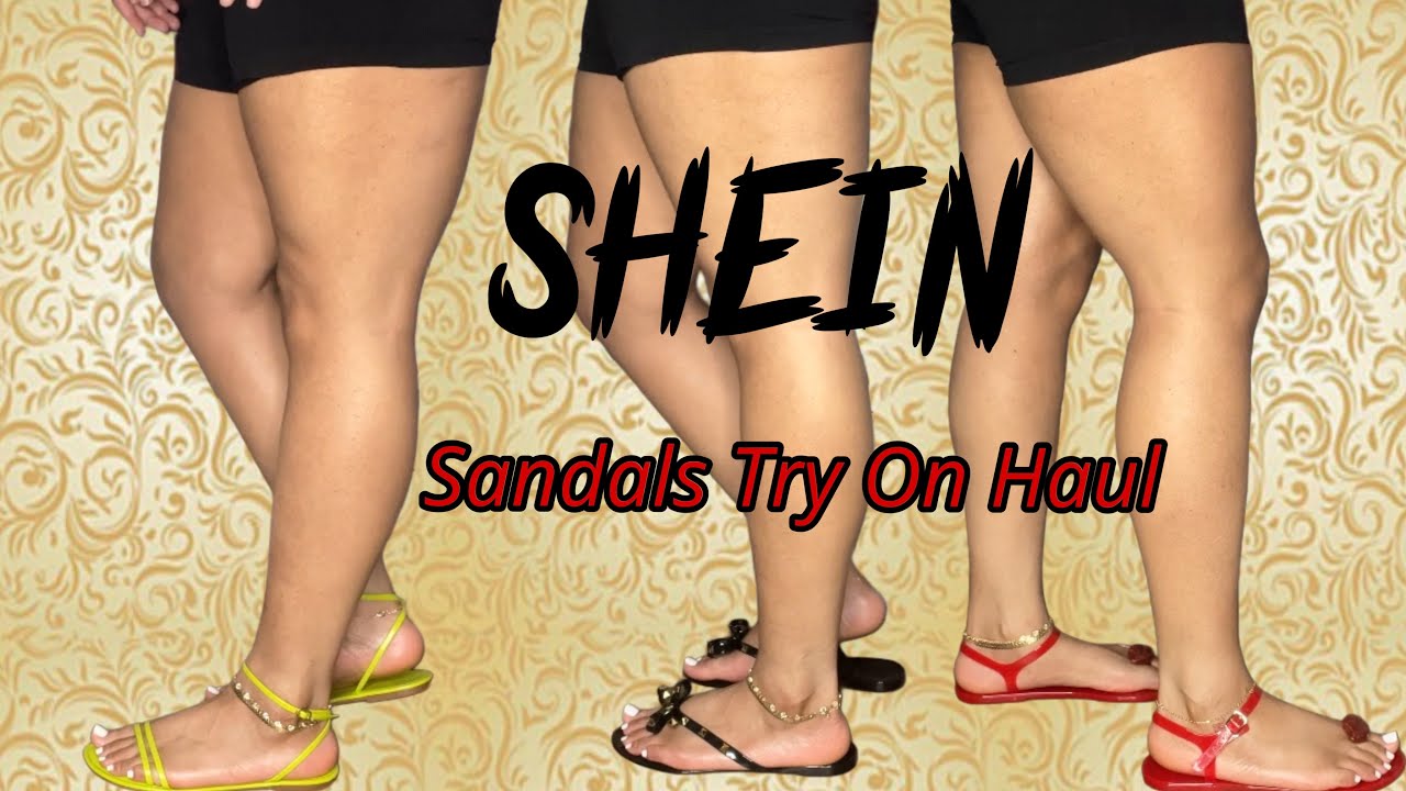 HUGE SHEIN SANDALS TRY ON HAUL | AFFORDABLE SANDALS UNDER $10