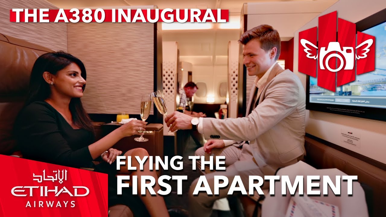 Etihad Airways is BACK! The A380 Inaugural in the First Apartment