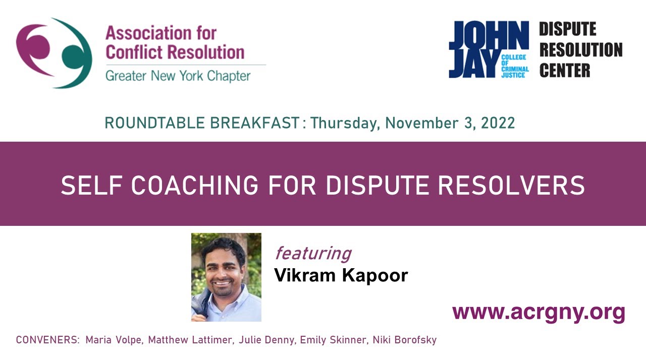 #257 | NYC-DR Roundtable Breakfast | November 3, 2022 | Vikram Kapoor