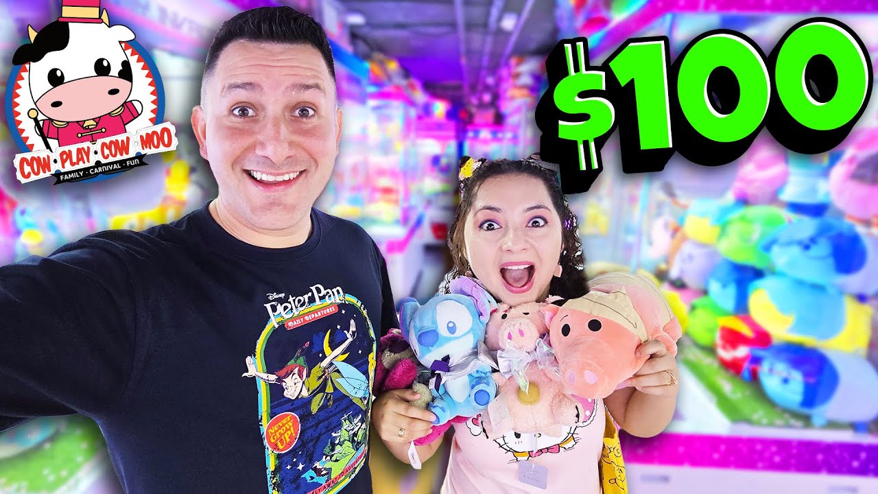$100 Claw Machine Challenge! Singapore Edition!