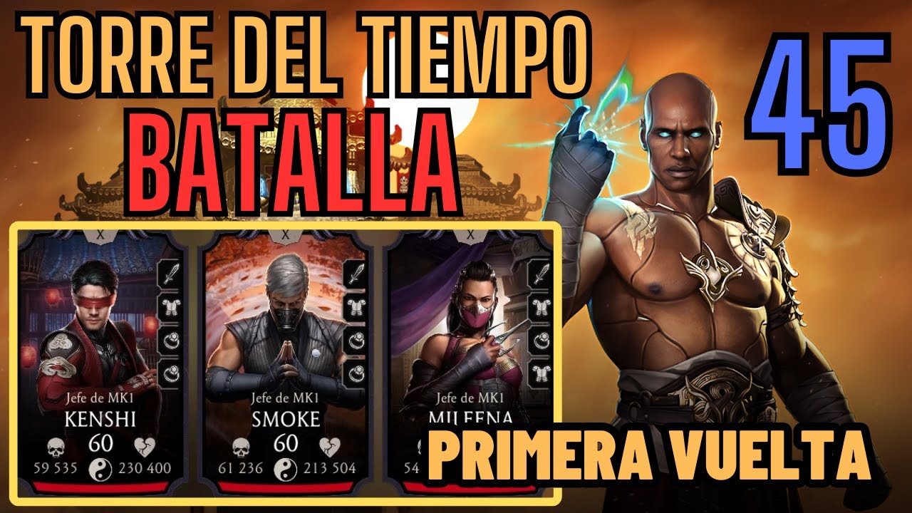TORRE DEL TIEMPO BATALLA 45 1RA VUELTA MORTAL KOMBAT MOBILE