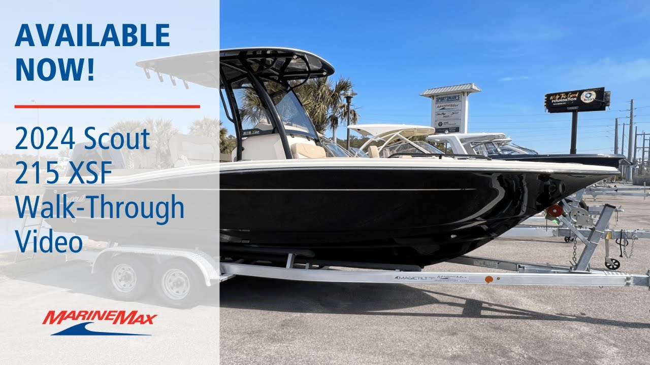 Available Now! 2024 Scout 215 XSF Boat For Sale at MarineMax Charleston, SC