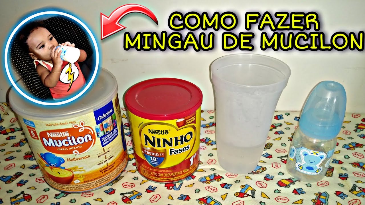 COMO EU PREPARO MINGAU DE MUCILON PARA O BEBÊ