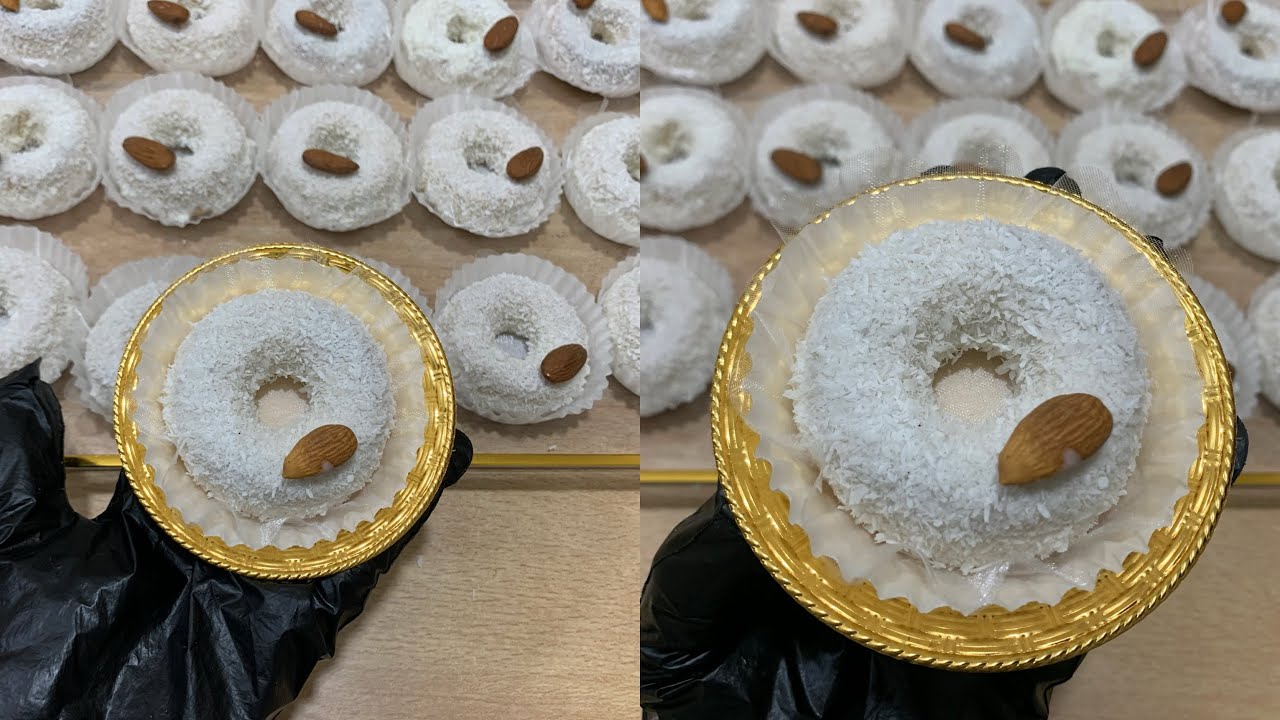 #حلويات_العيد /أساور رفايلو قنبلة في البنة وتوجديهم بكل سهولة حلوة راقية سهلة وسريعة وبزاف بنينة