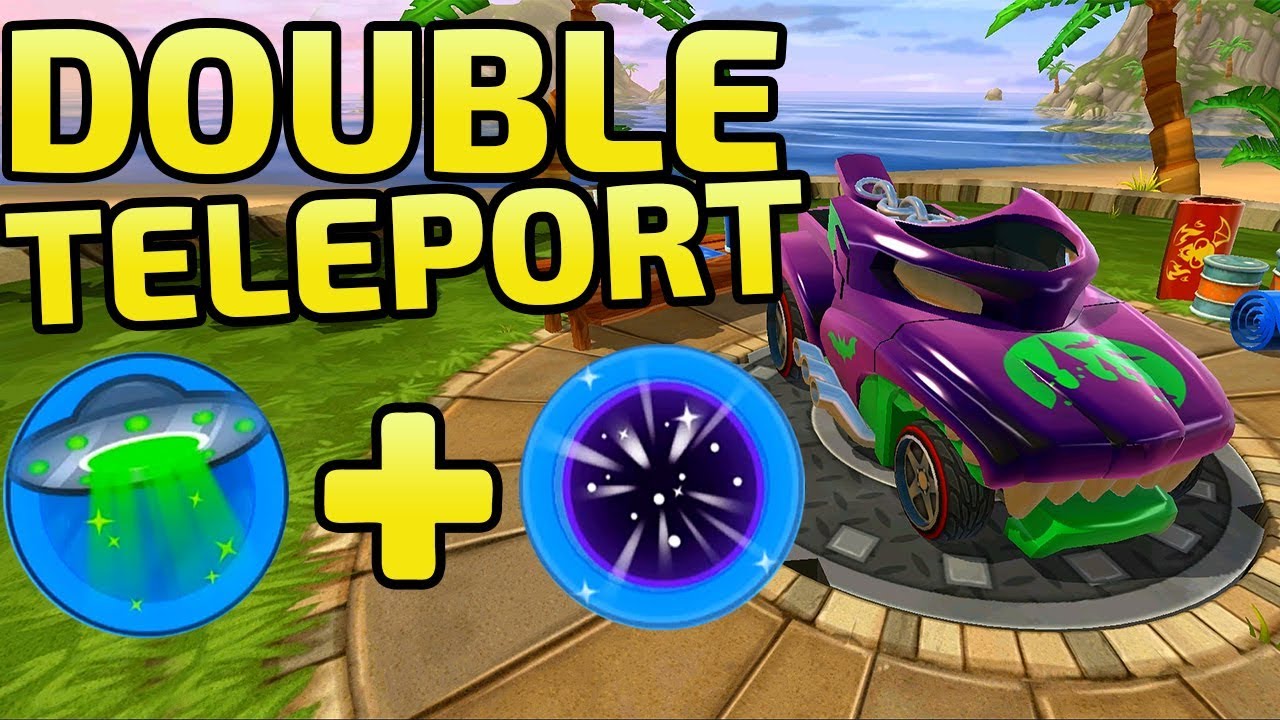 Beach Buggy Racing 2 | Double Teleport Combo | 100%Win Rate | B'zorp Ft HotWeiler