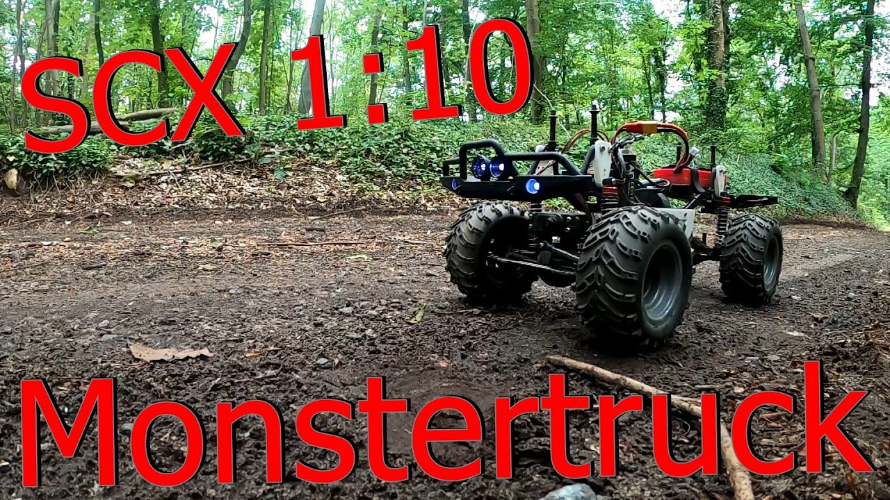 SCX10 Monstertruck - Erstes Fahrvideo