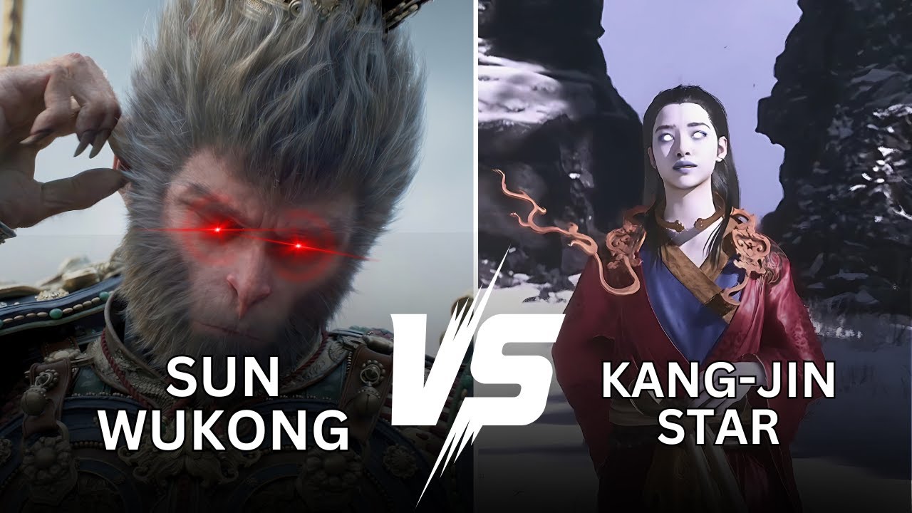 Sun Wukong VS Kang-Jin Star - BLACK MYTH WUKONG (NG+ 5 No Damage)