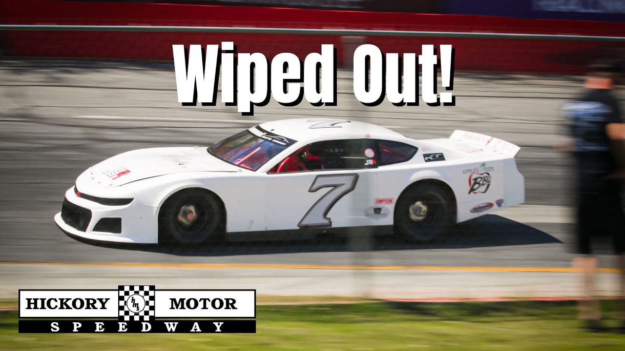WIPED OUT | CRAZY RACE at Hickory Motor Speedway | Onboard