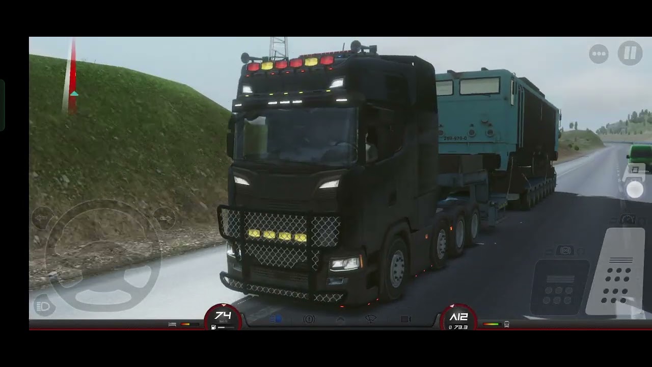 FINALLY 128 TON LOAD GETS DELIVERED. TRUCKERS OF EUROPE GAMEPLAY #virtualtrucker