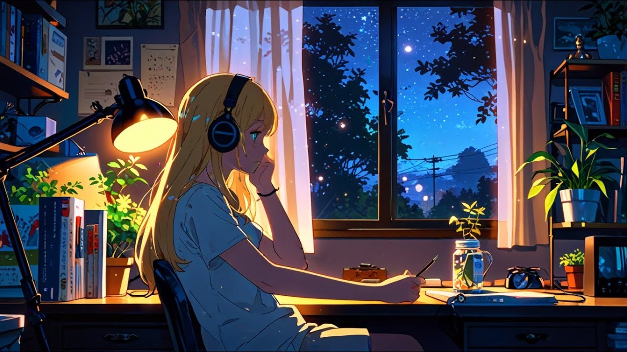 🌙 Summer Night Study | LoFi Music Playlist 24/7 for Focus & Chill