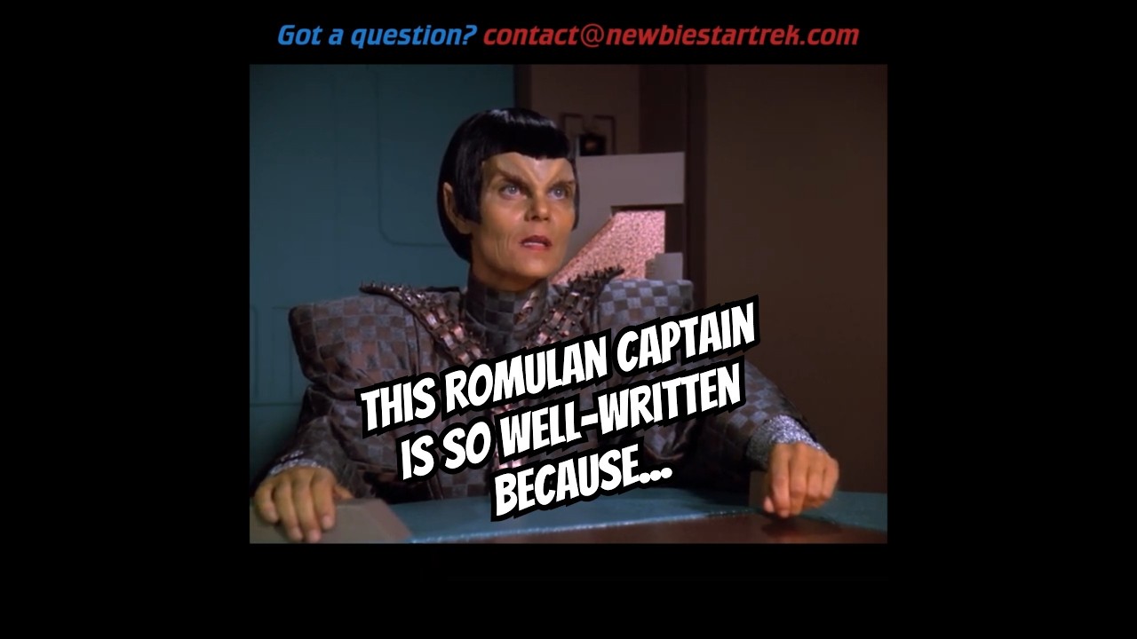 Ten romulański kapitan jest tak dobrze napisany, ponieważ...