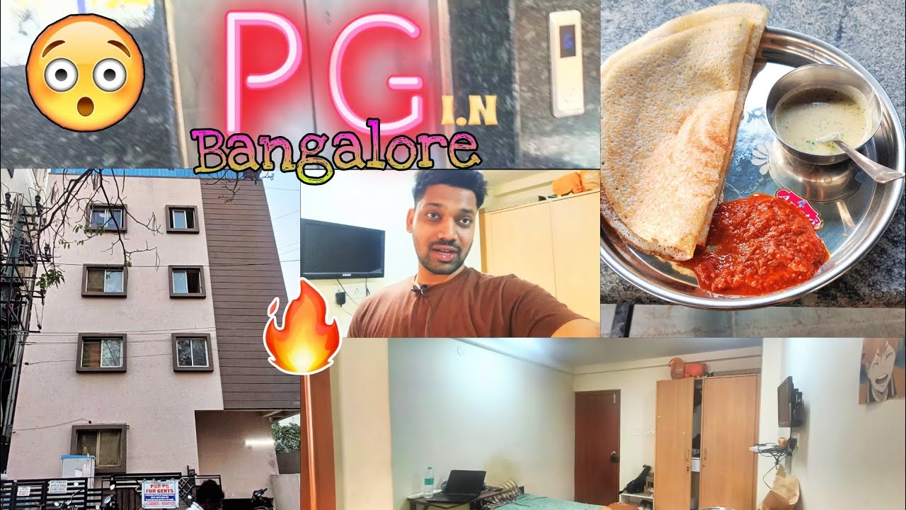 My PG Tour in Bangalore 😲❤️|| Food Facilities and Rent🔥💥|| Full information✅
