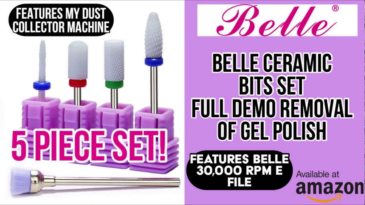 DIY| BEST CERAMIC E File bits SETS ON AMAZON| Quality ceramic e file bits| Belle ceramic drill bits
