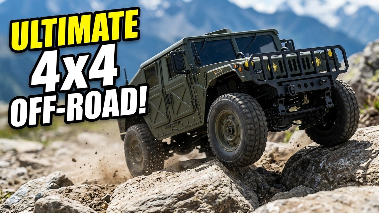Радиоуправляемый внедорожник 4x4 | 2.4G вездеходный радиоуправляемый автомобиль @3KidsTV