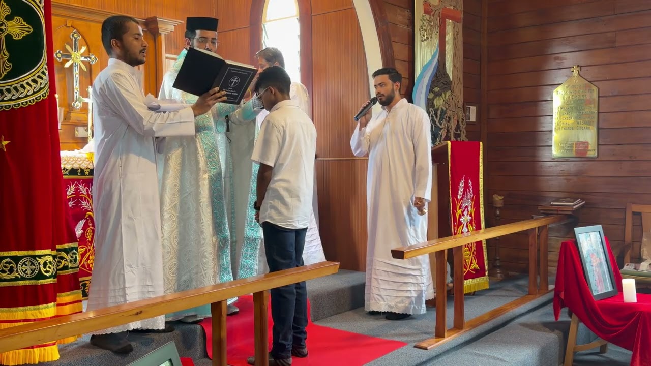Aaron@ St George Indian Orthodox Church, Whangārei, New Zealand