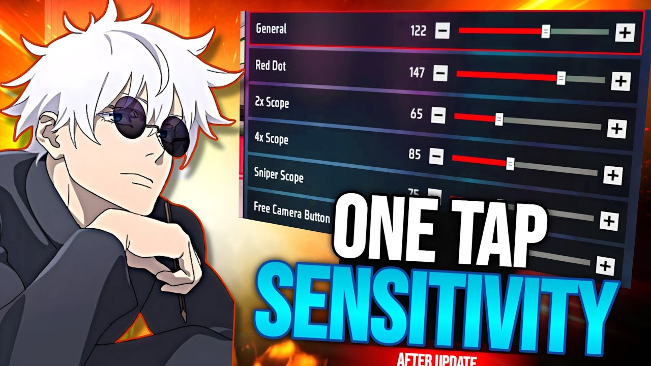 Free Fire New Update Sensitivity 🔥 | New Update Sensitivity ⚙️ | After Update Sensitivity