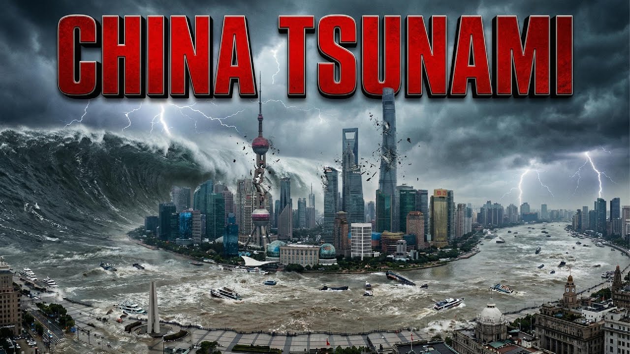 CHINA TSUNAMI 2025: Shanghai & Shenzhen Obliterated | Epic Disaster Simulation
