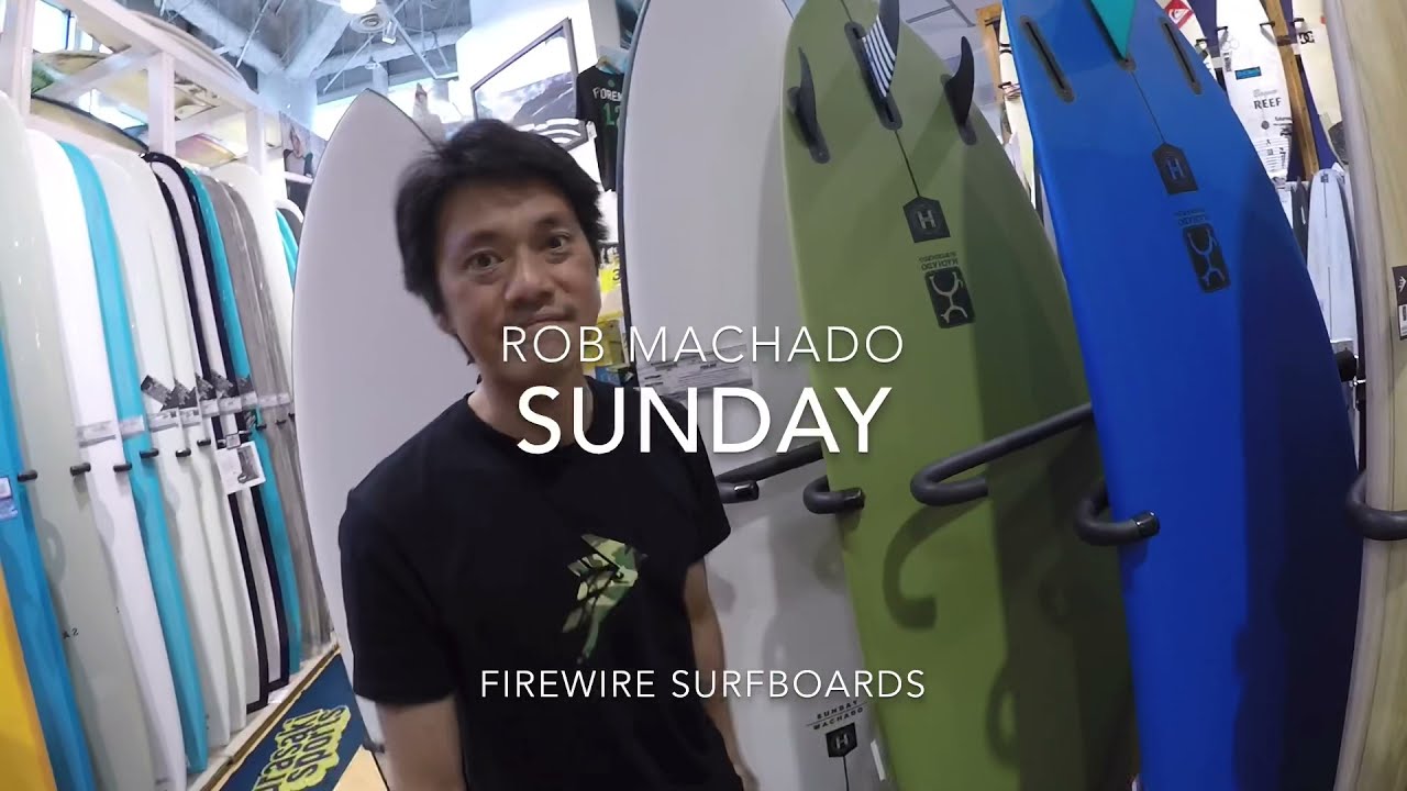 【FIREWIRE -ROB 】ロブマチャドから新作”SUNDAY”週末のパパさん世代へ贈る、日曜日に楽しめる嬉しいミッドレングス！あなたも恥ずかしがらずリッターの大きなボードに乗ろう！