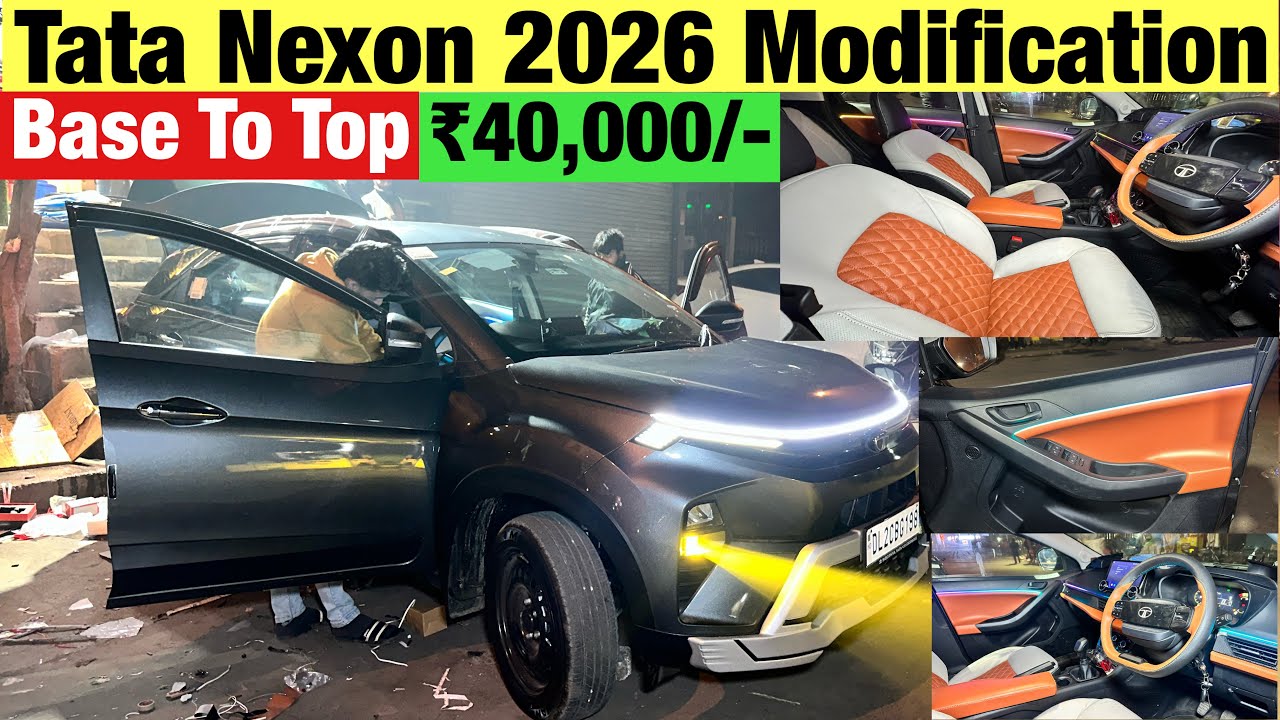 Tata Nexon 2026 Modified in ₹40,000/- | Tata Nexon Best Interior Modification