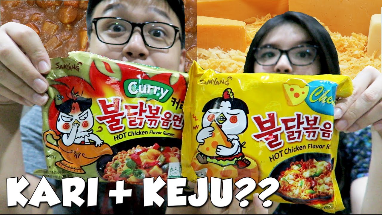 Samyang CURRY Vs Samyang CHEESE !!!