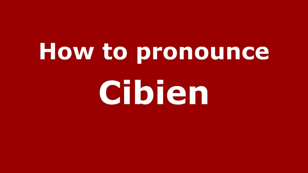 How to pronounce Cibien (Spanish/Argentina) - PronounceNames.com