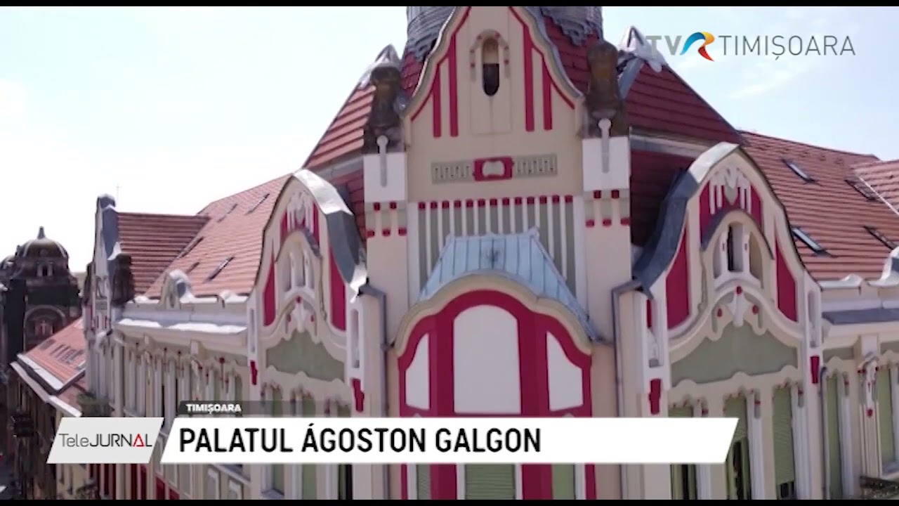 Palatul Galgon e construit în stil secession, după moda anilor 1900 #TimisoaraDePoveste @TVRTM