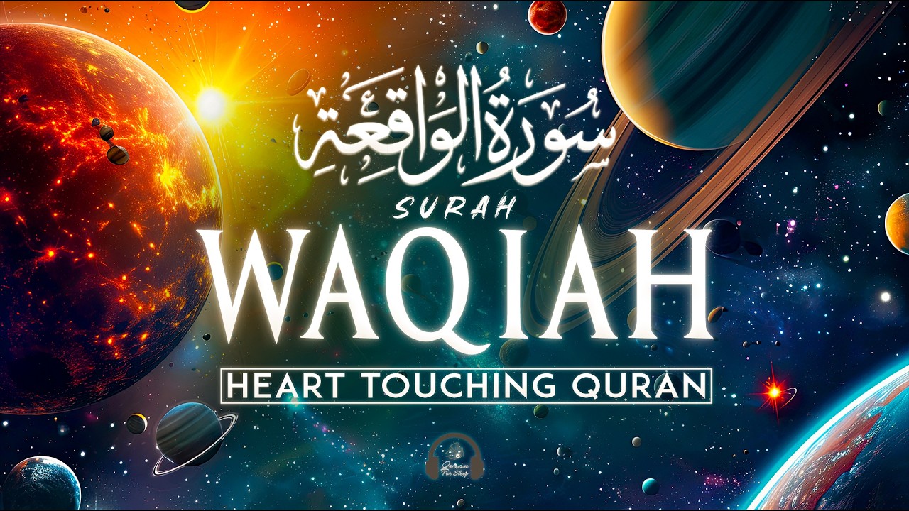 Surah Waqiah سورة الواقعة | Calm Recitation to Quiet the Mind & Heal the Heart | Quran for Sleep