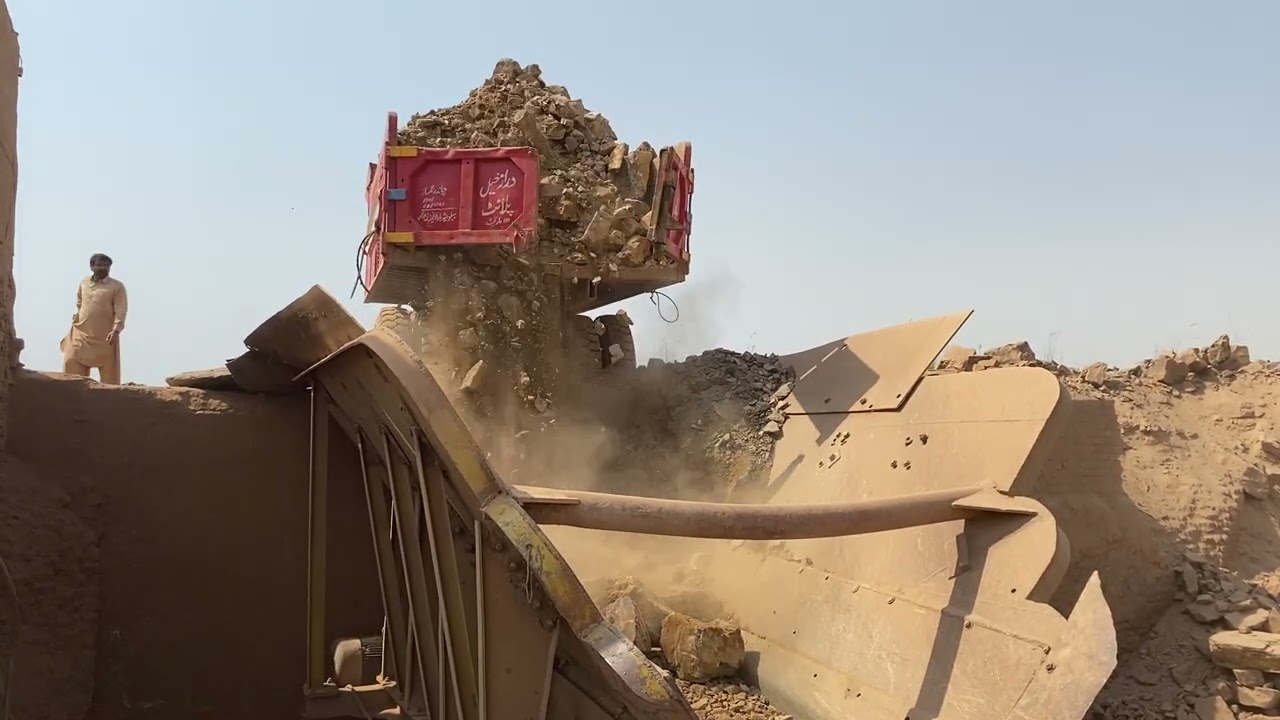 ULTIMATE Monster Stone Crusher Crushing Massive Mountain Rock Extreme Heavy Machinery.#stonecrusher 