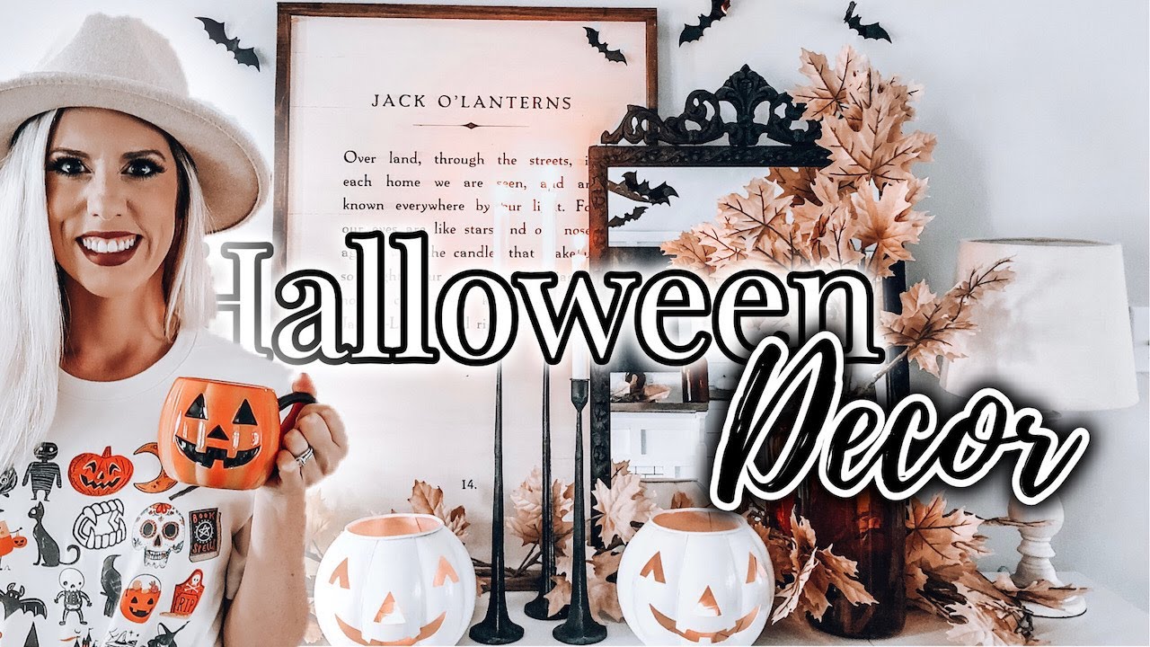 HALLOWEEN DECORATE WITH ME | HALLOWEEN DECORATING IDEAS | HALLOWEEN DECOR 2021