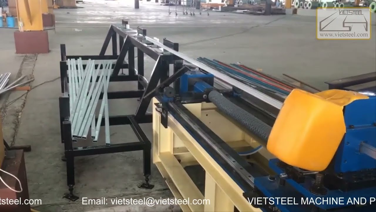 Hollow Roll Forming Machine - Fly cut (HL-FL Model) | M&aacute;y c&aacute;n hộp vu&ocirc;ng - CN Cắt bay | Vietsteel
