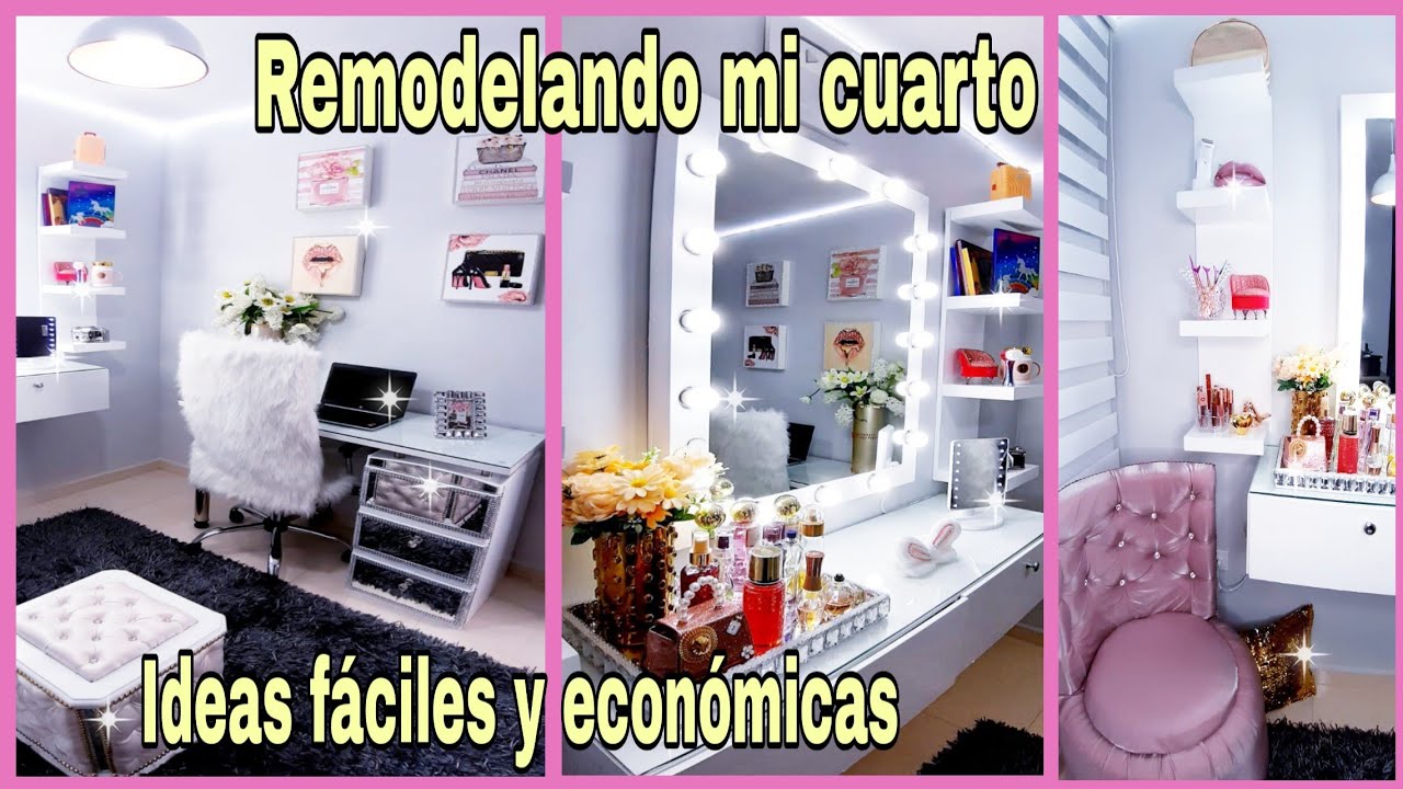 COMO REMODELAR UN CUARTO PEQUEÑO CON POCO DINERO