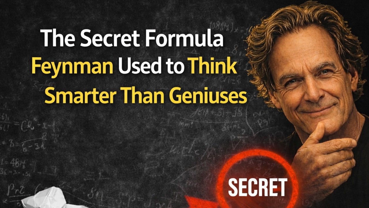 The Secret Formula Feynman Used to Think Smarter Than Geniuses