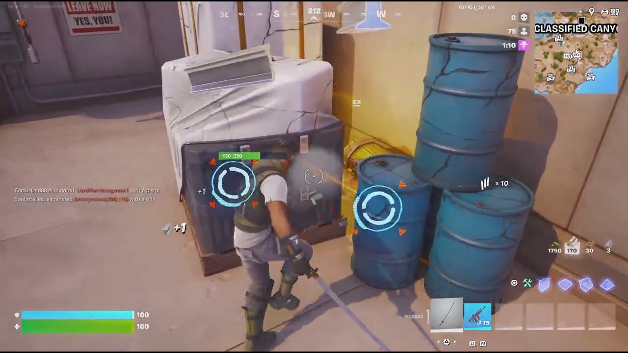 Trying to win but I can only use blue weapon (frist video)