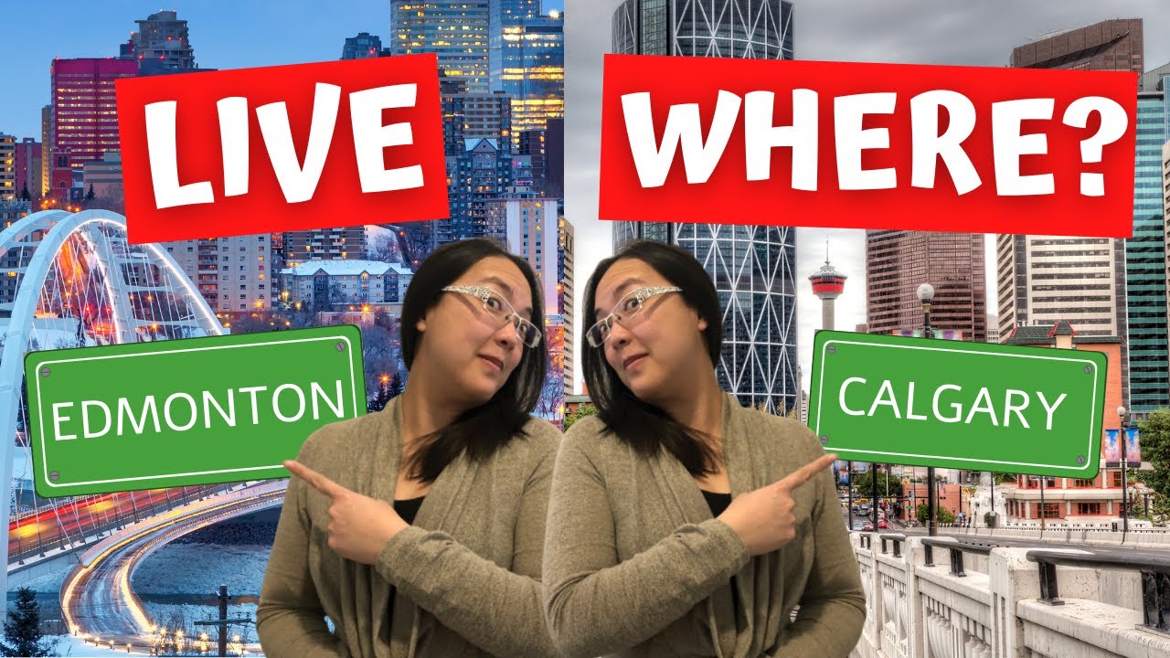 Should I Live in Edmonton vs Calgary?! What you NEED to know when moving to Alberta, Canada!