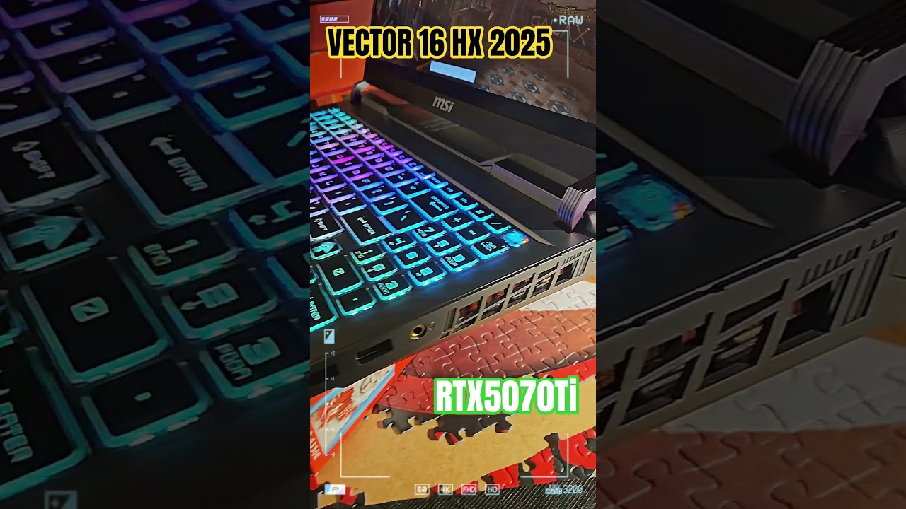 MSI Vector 16 HX RTX5070Ti Intel 255HX #gaming #serwiskomputerowy