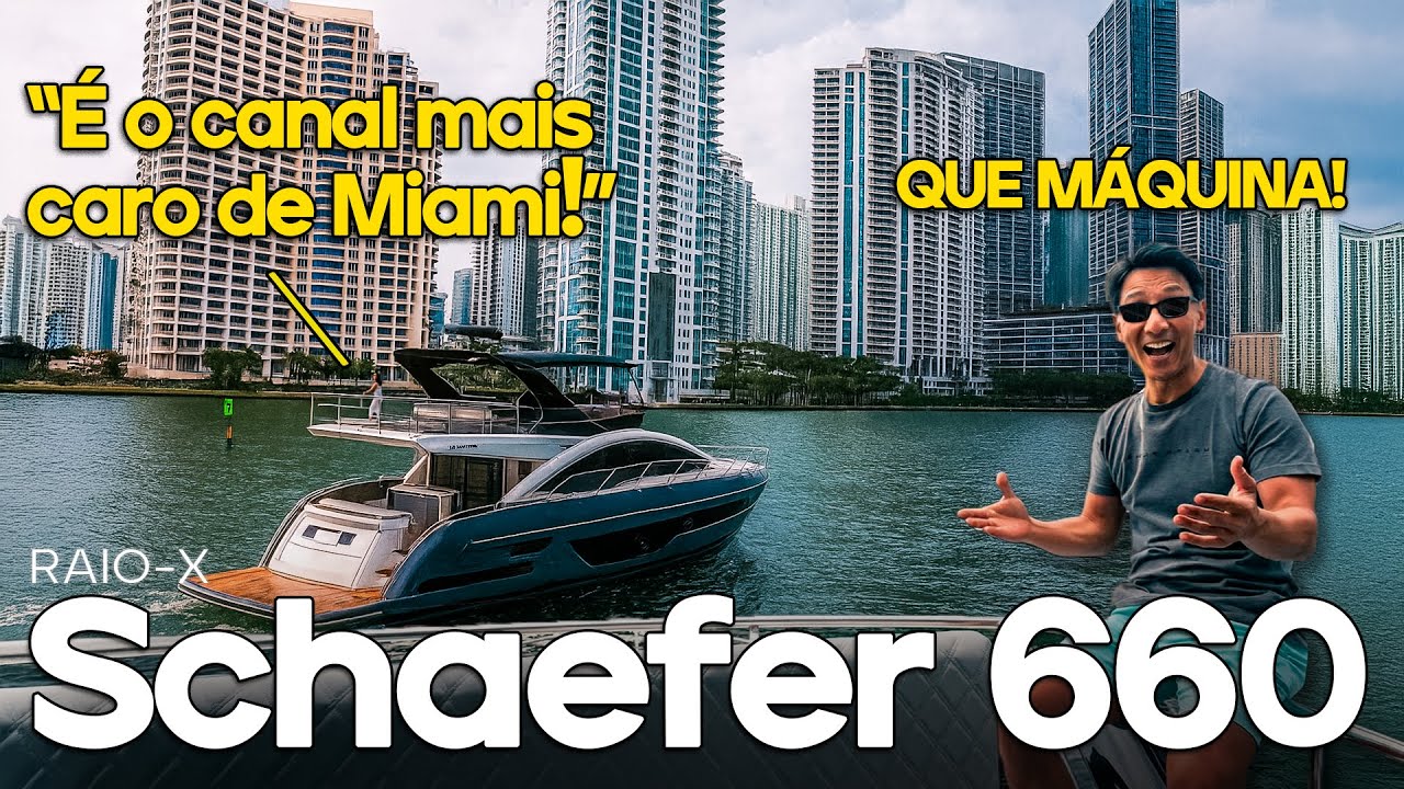 Schaefer 660 review + navegação veloz entre de Ft. Lauderdale até Miami