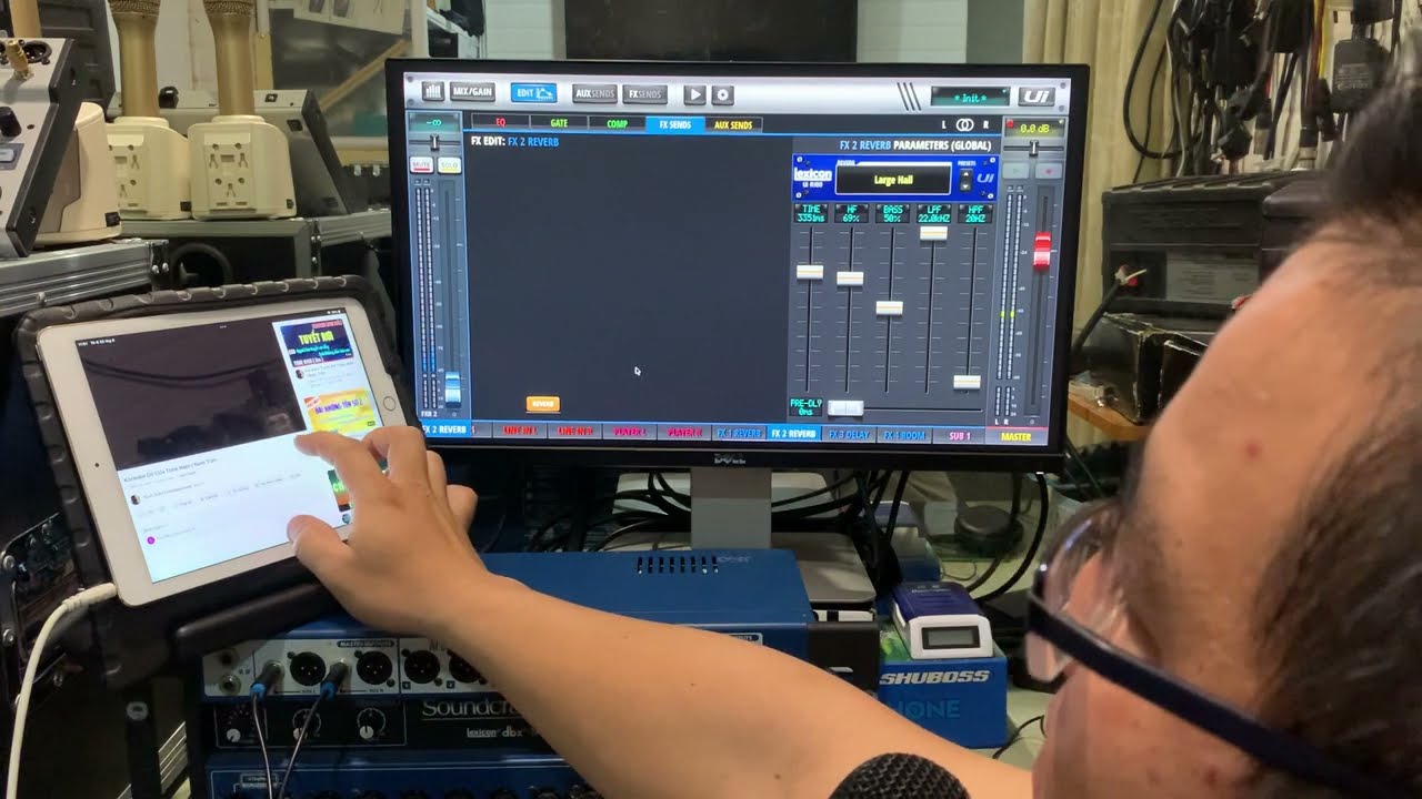 Soundcraft ui24r - Phần 4.1 - HIỆU ỨNG EFX - REVERB