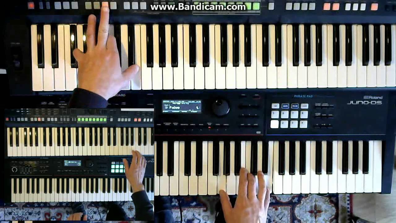 Erasure - Blue Savannah cover instrumental keyboard
