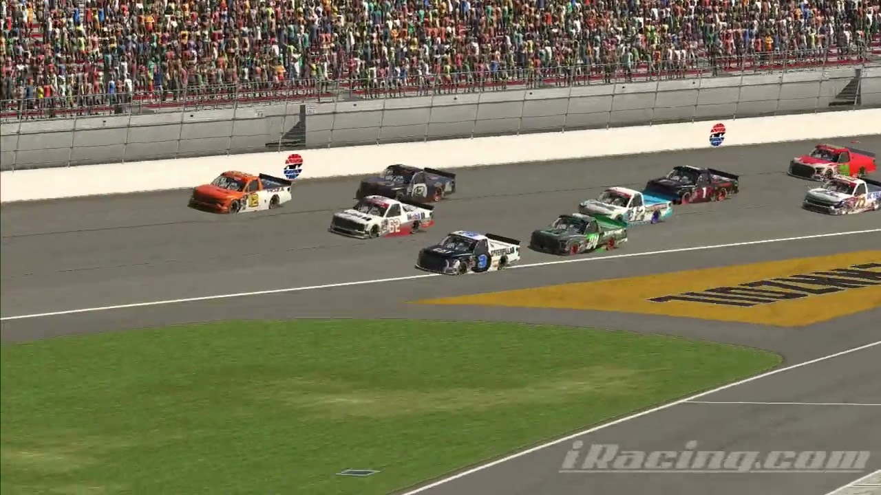 Vegas last 4 laps win trucks