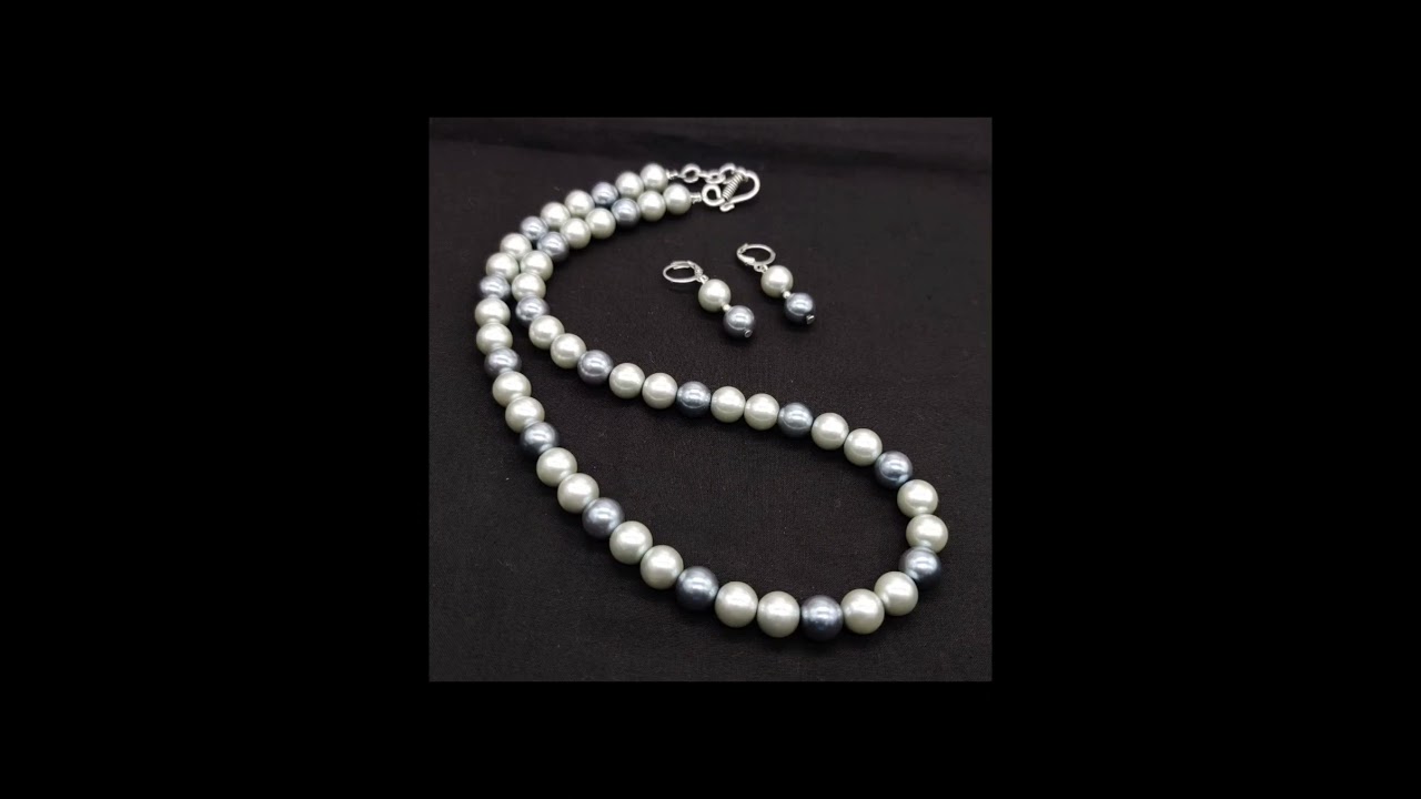 shell pearl necklace set #devamanicreation #shortsvideo #youtubeshorts #ytshorts