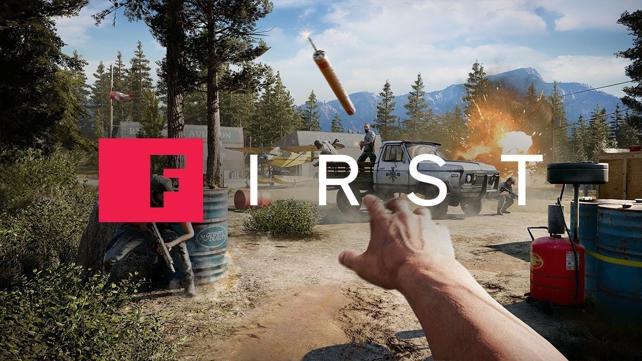 Far Cry 5: Clutch Nixon Stunt Mission Gameplay - IGN First