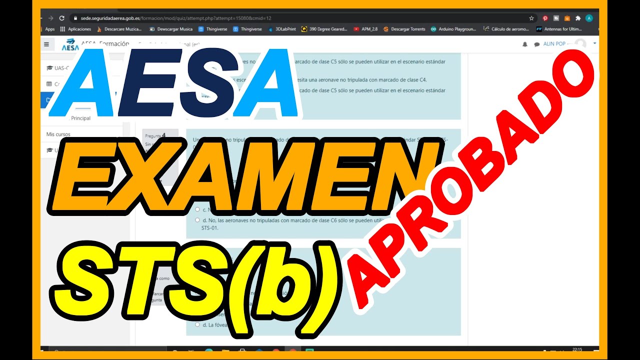 Сценарии экзаменов AESA по специальным категориям STS-01, STS-02 STS(b), выводы, советы, обучение