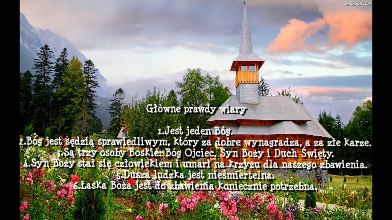 Gł&oacute;wne prawdy wiary (wolniej m&oacute;wione)