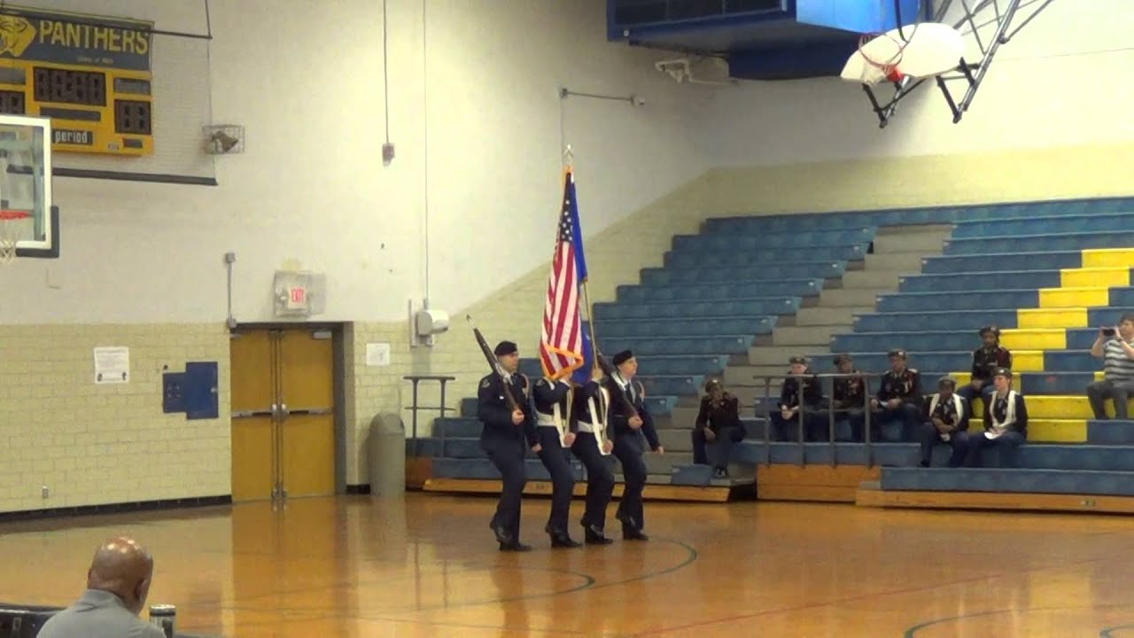 OTHS AFJROTC Competition Color Guard - April 11, 2015 - First Place