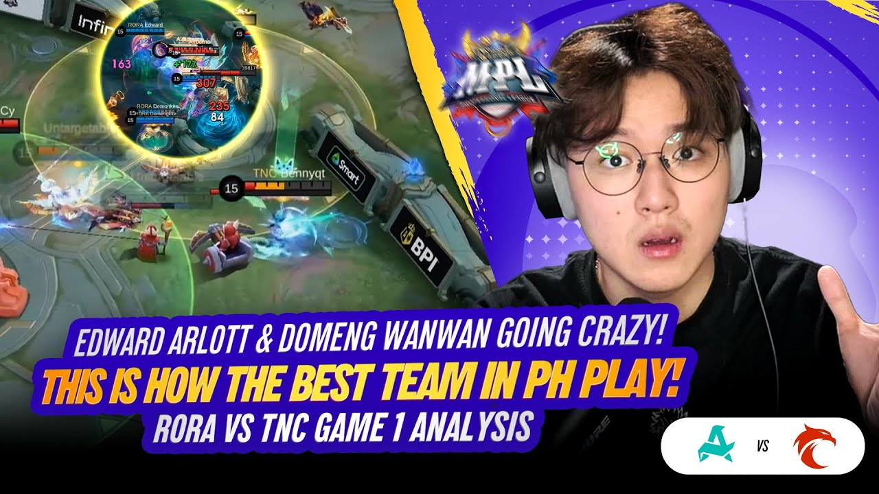 THIS IS HOW THE BEST TEAM IN PH PLAY! EDWARD ARLOTT & DOMENG WANWAN GOING CRAZY! RORA vs TNC Game 1