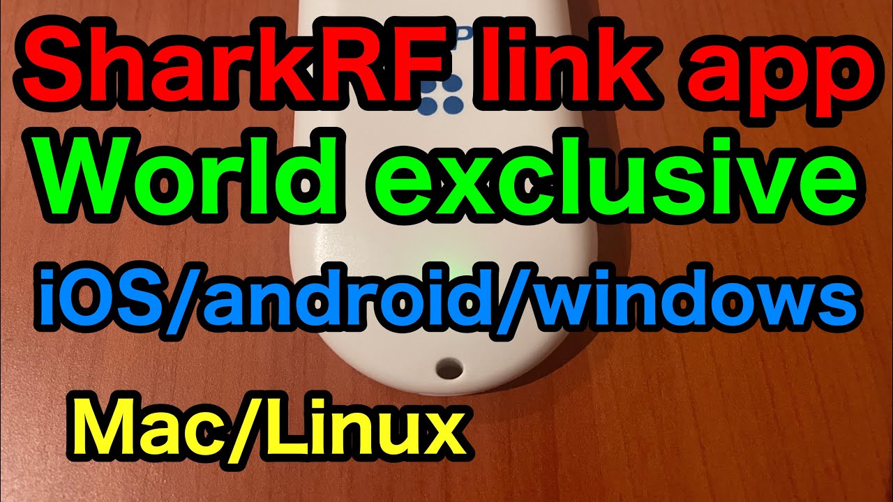 Exclusive video on youtube SharkRF Link openspot app