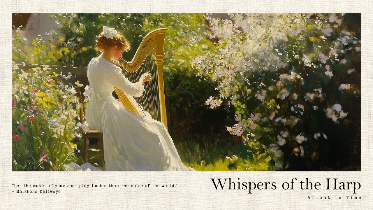 Whispers of the Harp | Harp Music playlist for Work Study Focus Meditation Stress Relief Relaxing