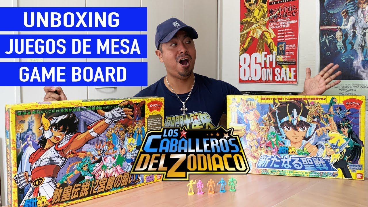Unboxing Juego de Mesa Vintage Saint Seiya 1987 y 1988 | Saint Seiya Board Game Vintage Collection